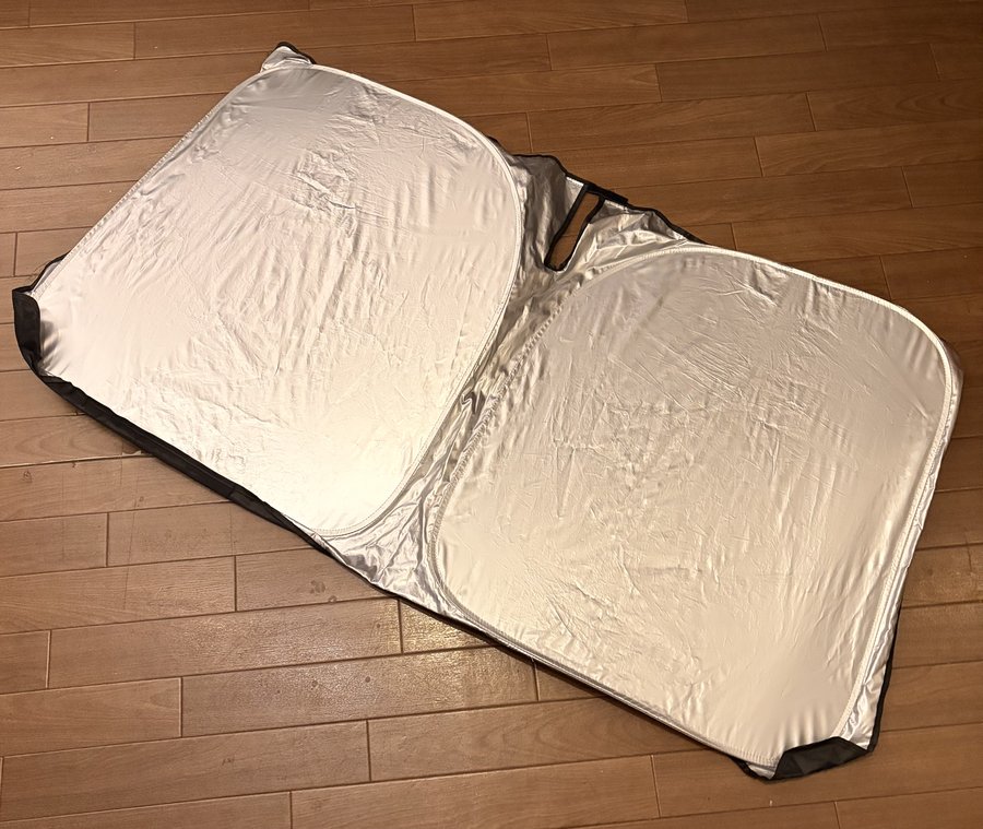 実際に使っている自立式フロントサンシェード