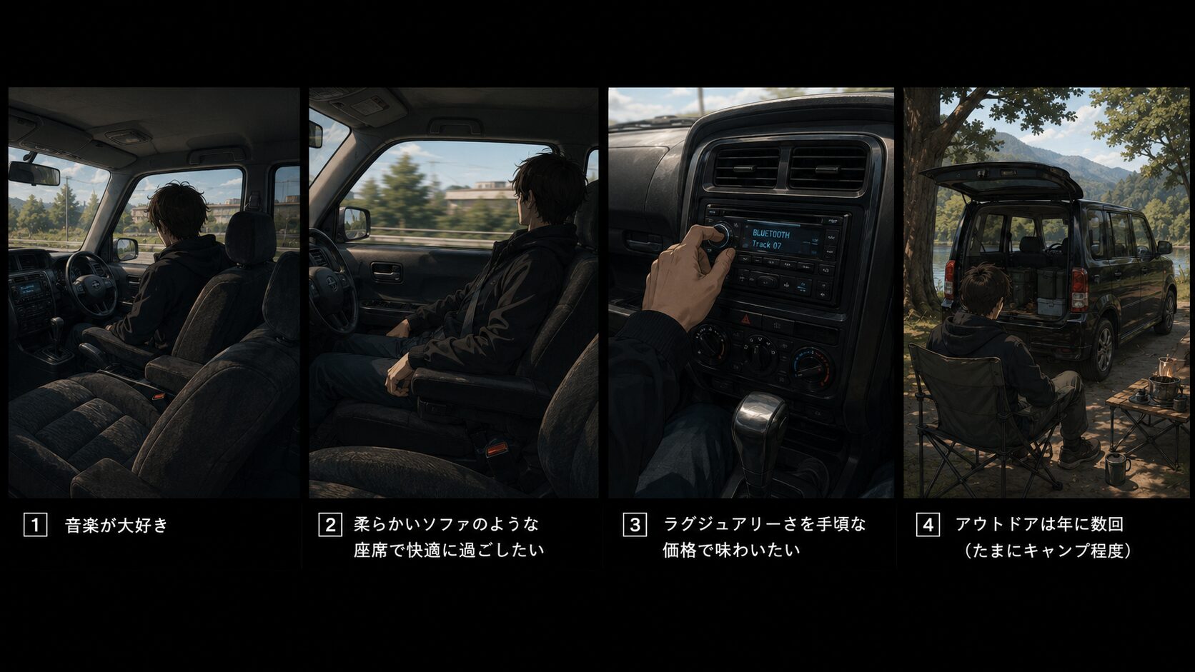 bBが向いている人の4つのシーン