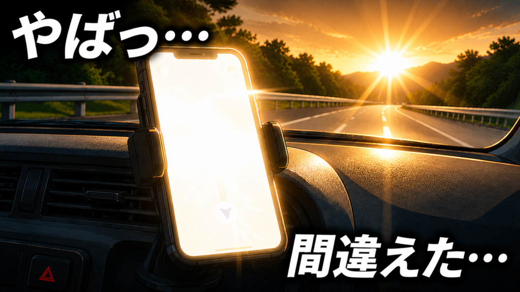 プロボックスで宮崎→三重898km|朝日でナビが見えず道を間違えた日中の帰省ドライブ プロボックスで宮崎→三重898km|朝日でナビが見えず道を間違えた日中の帰省ドライブ